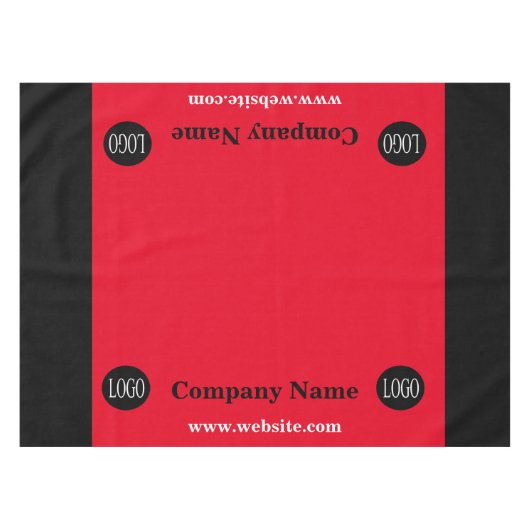 Custom Trade Show Business Tablecloth Tafelkleed (Voorkant (Horizontaal))