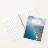 Custom Travel Notitieboek Kauai Hawaii Beach Foto (Binnen)