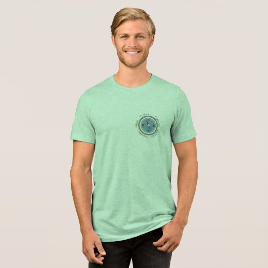 Custom "Traveler & Explorer" Compass T-Shirt – Min (Voorkant volledig)