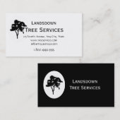 Custom Tree Services-Visitekaartje Visitekaartje (Voorkant / Achterkant)