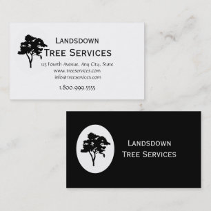Custom Tree Services-Visitekaartje Visitekaartje