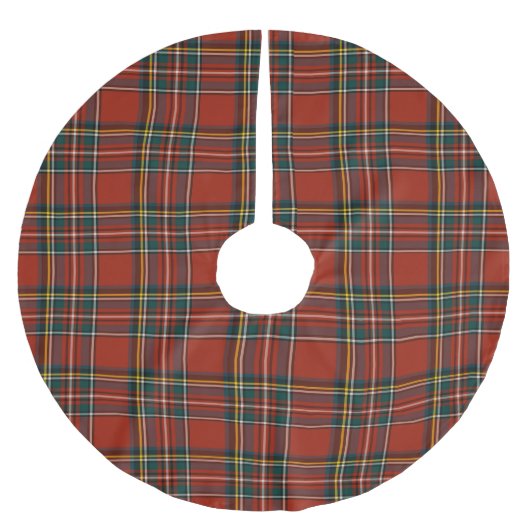Custom Tree Skirt, Brushed Polyester Kerstboom Rok (Voorkant)