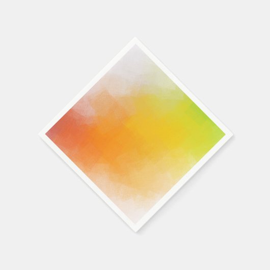 Custom Trendy Bright Colours Abstract Art Blank Servet (Hoek)