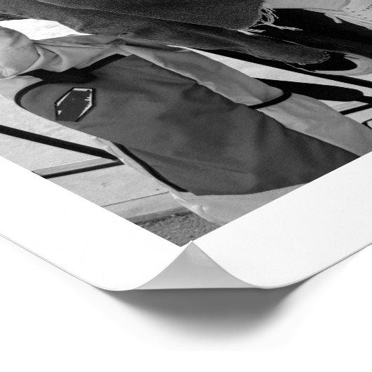 Custom trendy krant print meisjes willen plezier h (Hoek)