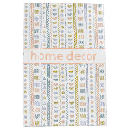 Custom Tribal Geometric Pattern Gift Bag Medium Cadeauzakje