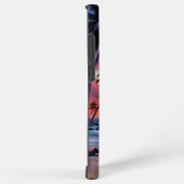 Custom Tropical Beach Sunset | Coastal Art Samsung Galaxy Hoesje (Rechterkant)