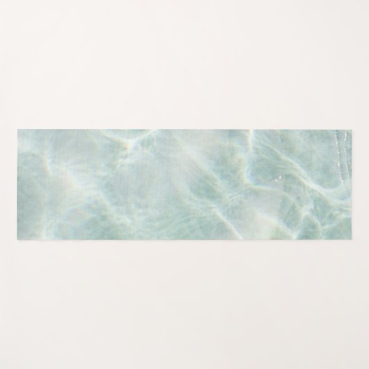 Custom Tropical Beach Zee Waves Yogamat (Voorkant (horizontaal))