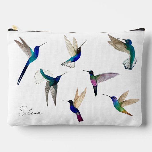 Custom Tropical Hummingbirds Etui (Voorkant)