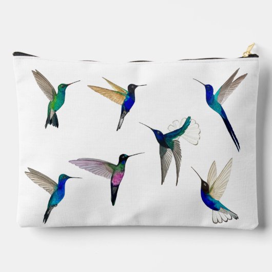 Custom Tropical Hummingbirds  Etui (Achterkant)