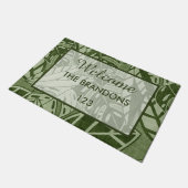Custom Tropical Welcome Mat (Schuin)