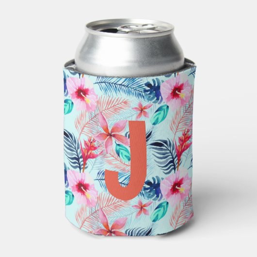 Custom. Tropisch Hawaï. Blikjeskoeler (Blikje Voorkant)