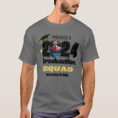 Custom Trots Familie van een Afstuderen T-Shirt (Voorkant)