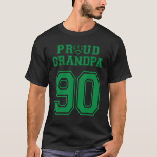 Custom Trots Football Opa Nummer 90 G Persoonlijk T-shirt