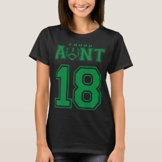 Custom Trots Football Tante Nummer 18 G Personalis T-shirt