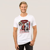 Custom Trotse Moeder van de Klasse van 2025 Afstud Tri-Blend Shirt (Voorkant volledig)