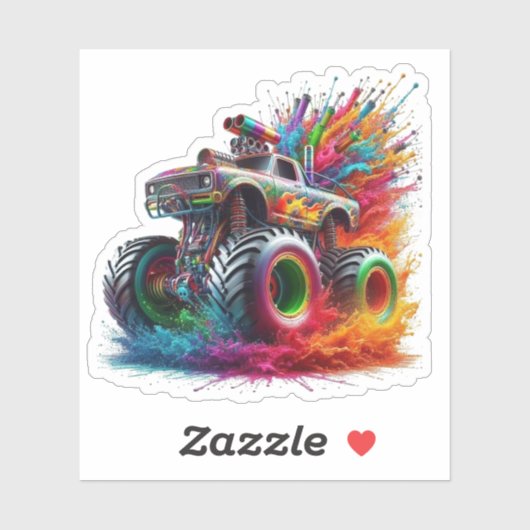 Custom Truck sticker (Vel)