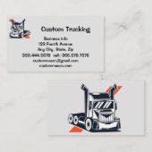 Custom Trucking Trucks Vervoer Visitekaartje (Voorkant / Achterkant)