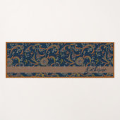 CUSTOM Tumeric + Ginger Swirl Motif Yoga Mat (Voorkant (horizontaal))