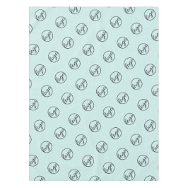 Custom Turquoise Trade Show Logo Business Tafelkleed