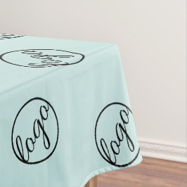 Custom Turquoise Trade Show Logo Business Tafelkleed