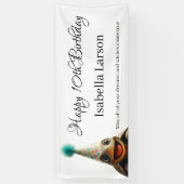 Custom turtle party banner (Verticaal)