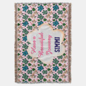 Custom turtle pattern  deken (Voorkant Verticaal)