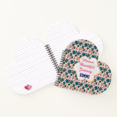 Custom turtle pattern  notitieboek (Binnen)