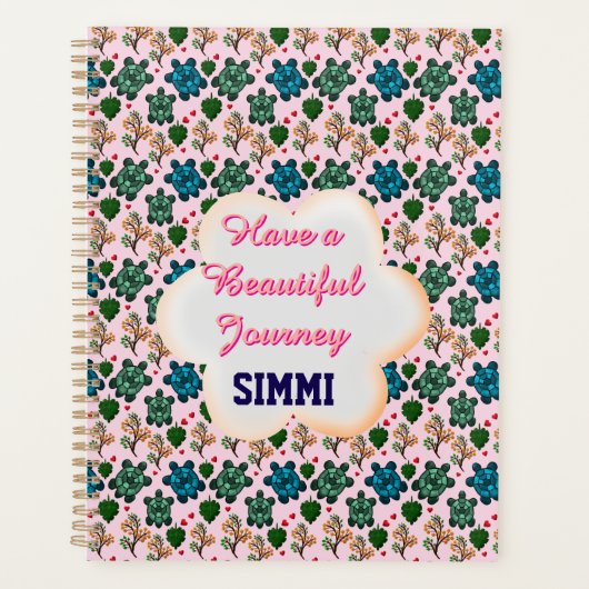 Custom turtle pattern  planner (Voorkant)