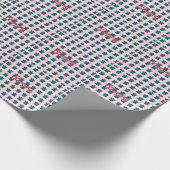 Custom turtle pattern Sherpa Blanket Cadeaupapier (Hoek)