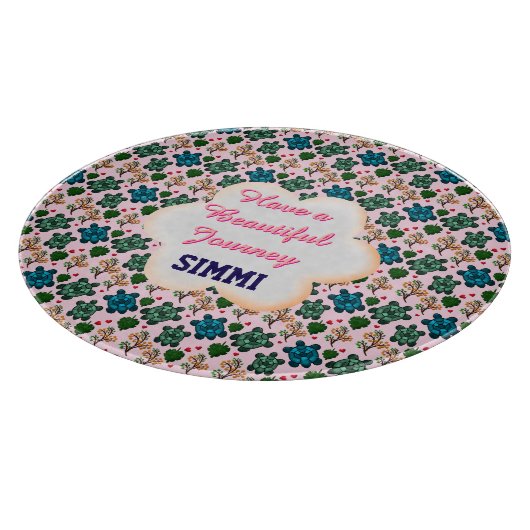 Custom turtle pattern  snijplank (Hoek)