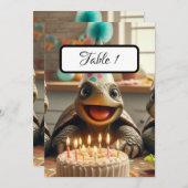 Custom Turtle Table Place Cards, (Voorkant / Achterkant)
