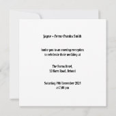 Custom Twee Bruiden Biker Motorfiets Lesbische Avo Kaart (Achterkant)