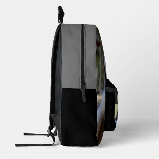 Custom twee hond foto helemaal eenvoudig bedrukte rugzak (Links)