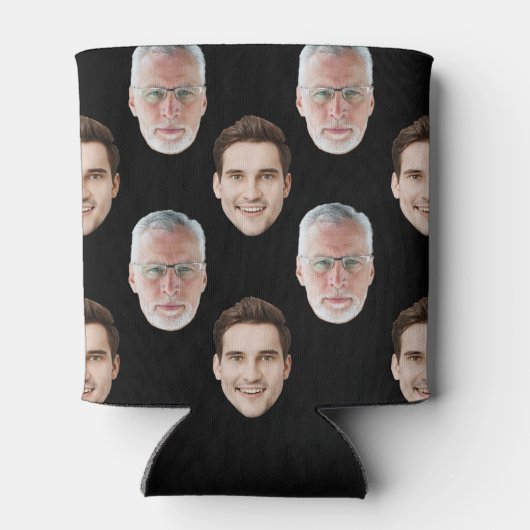 Custom Two Face 20e 30e 40e 50e verjaardagsfeestje Blikjeskoeler (Achterkant)