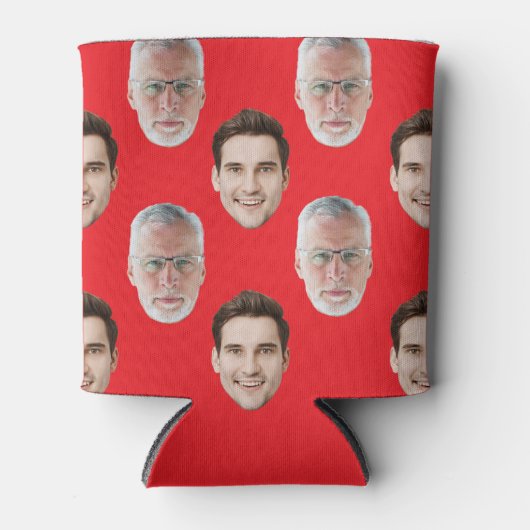 Custom Two Face 20e 30e 40e 50e verjaardagsfeestje Blikjeskoeler (Voorkant)