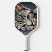CUSTOM TWO PHOTO PET CAT PICKLEBALL PADDLE (Achterkant)