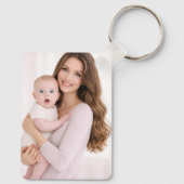 Custom Two-Sided Photo Aluminium Sleutelhanger (Achterkant)