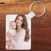 Custom Two-Sided Photo Aluminium Sleutelhanger (Achterkant)