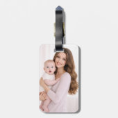 Custom Two-Sided Photo Bagagelabel (Achterkant verticaal)