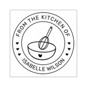 Custom uit de keuken rubberstempel (Afrduk)