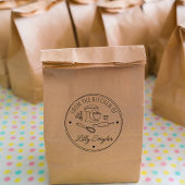 Custom uit de keuken rubberstempel