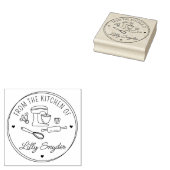 Custom uit de keuken rubberstempel (Gestempeld)