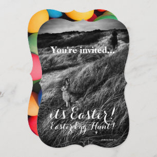 Custom Uitnodigen Party Pasen Ei Hunt Brunch Kaart