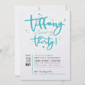 CUSTOM UITNODIGING PRINT voor Tiffany (Voorkant)