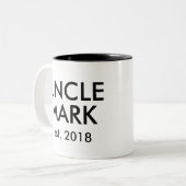 Custom Uncle Mok Nieuwe baby Zwangerschapsaankondi (Voorkant links)