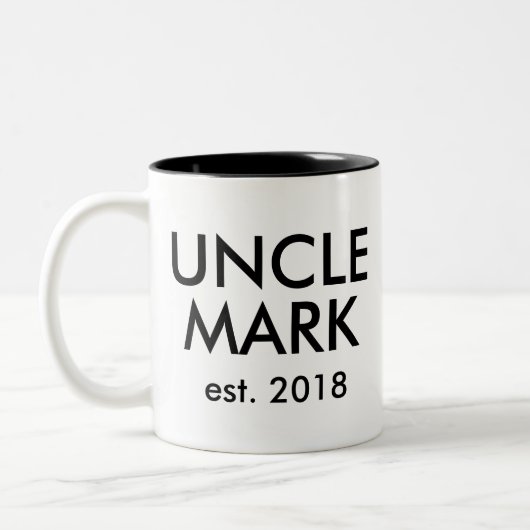 Custom Uncle Mok Nieuwe baby Zwangerschapsaankondi (Links)