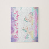 Custom Unicorn Child Name Puzzle Legpuzzel (Verticaal)