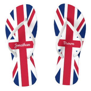 Custom Union Jack Britse vlag Teenslippers