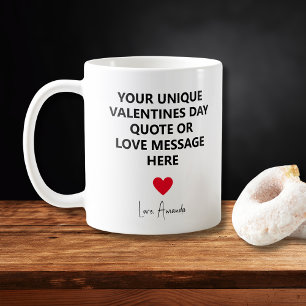 Custom Unique Husband Valentijnsdag Quote Koffiemok