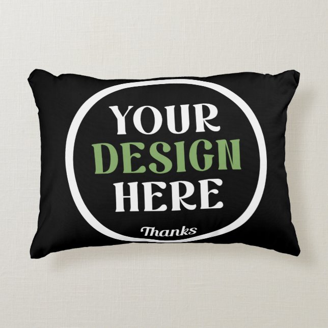 custom, unique, sleek & minimalist accent kussen (Voorkant)